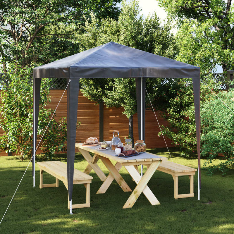 Vidaxl PartyTent Professional 2x2 m antracita