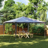 Vidaxl partytent professioneel 90 g m² 4x4 m antraciet