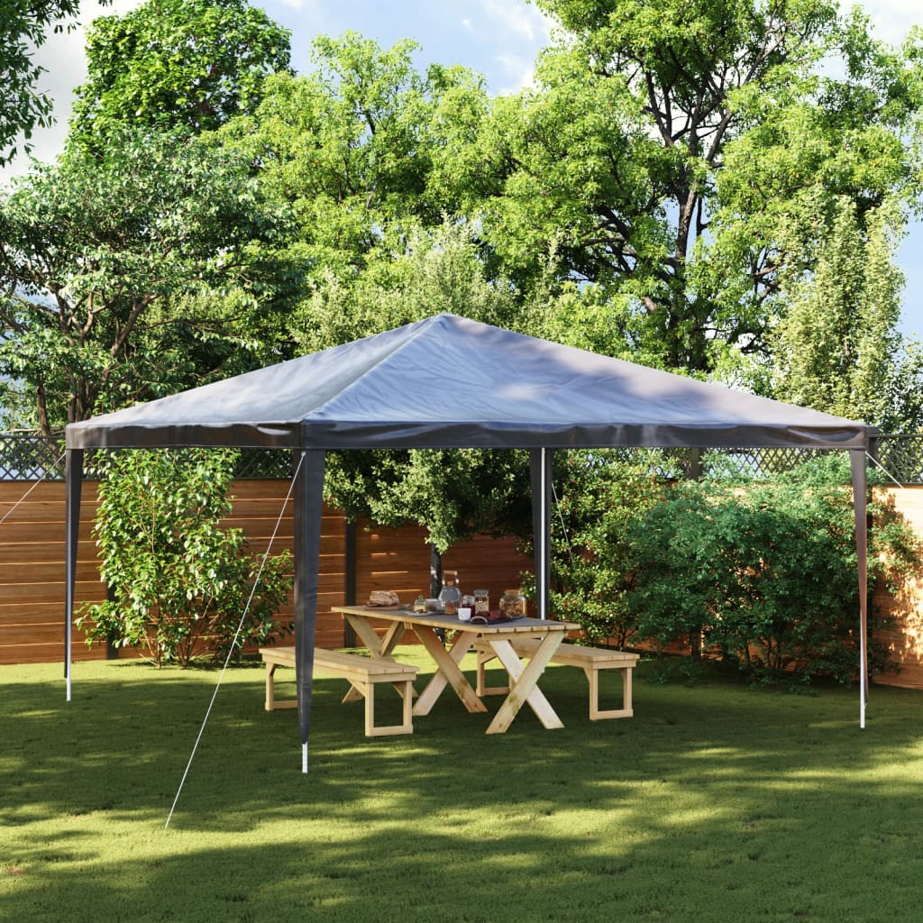 Vidaxl partytent professioneel 90 g m² 4x4 m antraciet