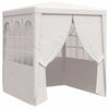 Vidaxl partytent met zijwanden professioneel 90 g m² 2x2 m wit
