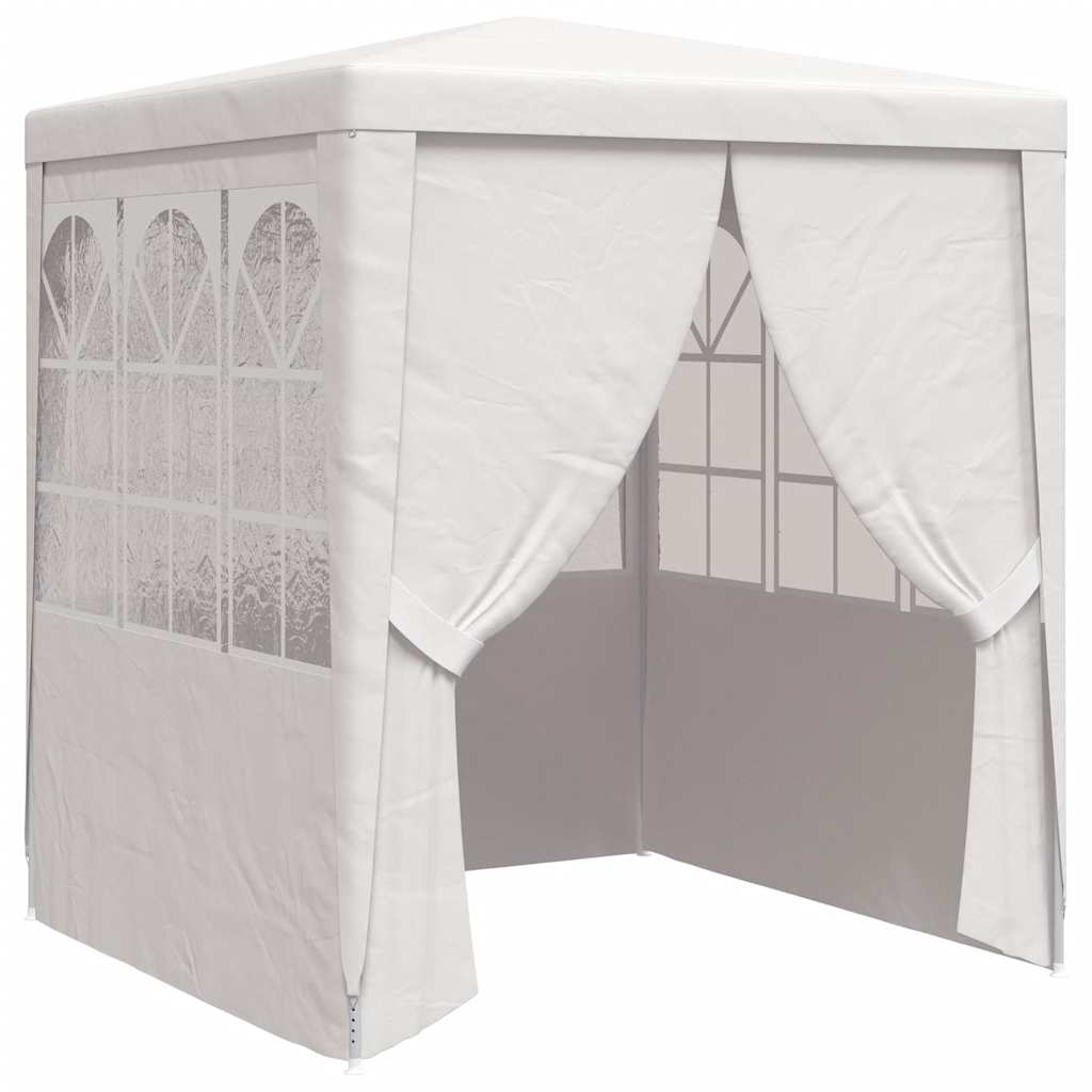 Vidaxl partytent met zijwanden professioneel 90 g m² 2x2 m wit