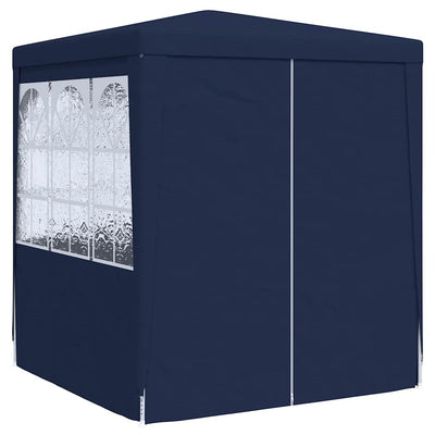 Tenda per feste Vidaxl con pareti laterali professionali 90 g m² 2x2 m blu