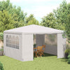 Vidaxl partytent met zijwanden professioneel 90 g m² 4x4 m wit