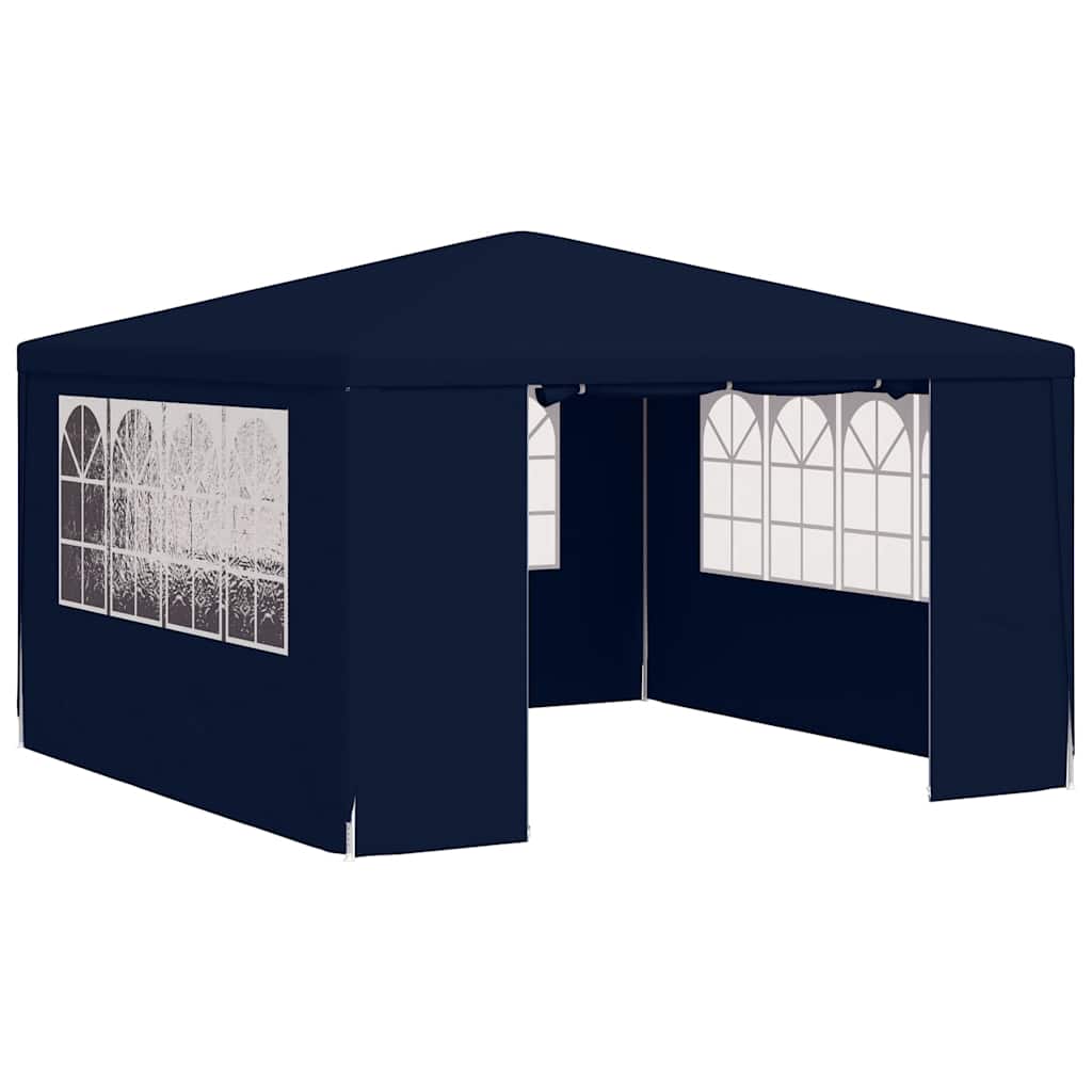 Vidaxl partytent met zijwanden professioneel 90 g m² 4x4 m blauw