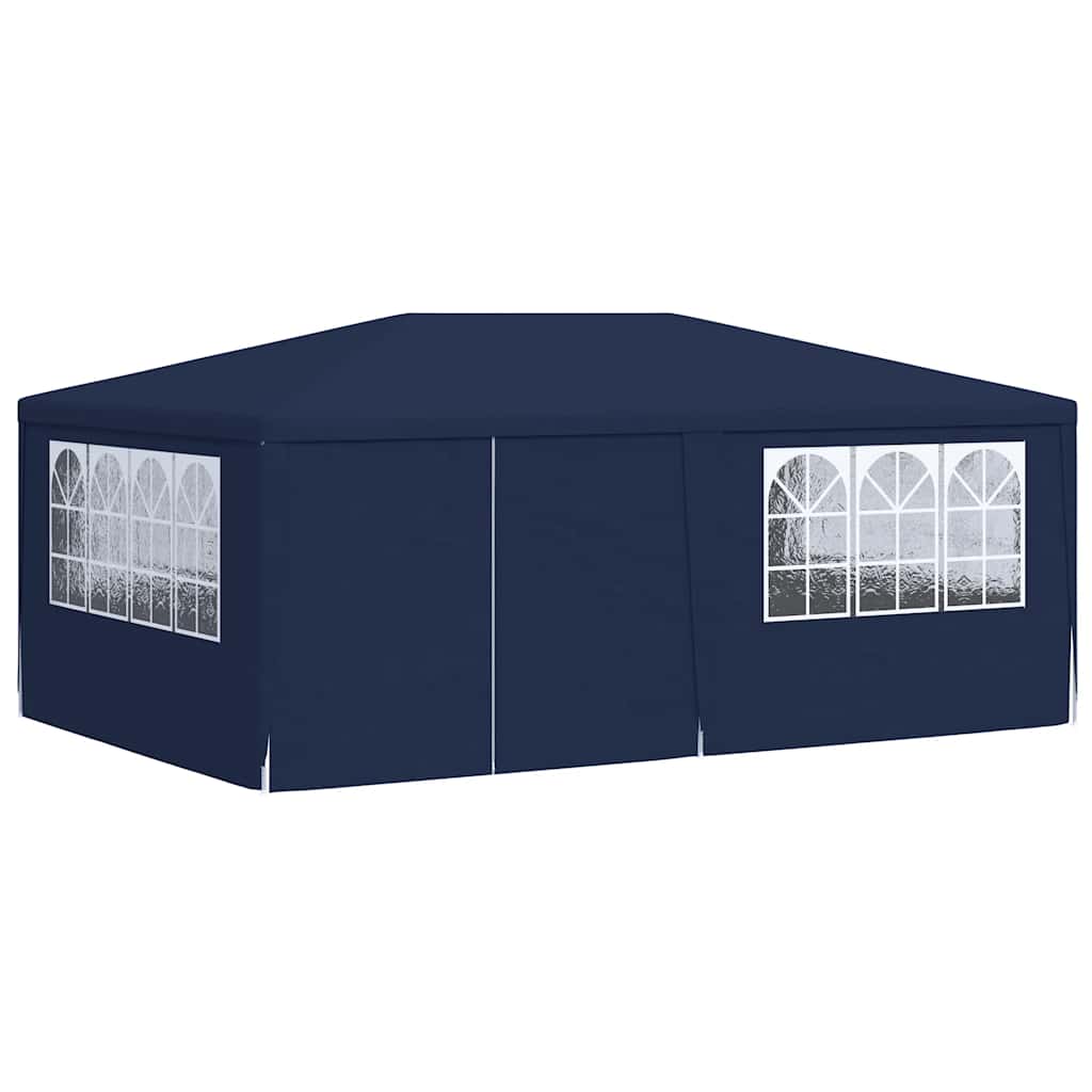 Vidaxl partytent met zijwanden professioneel 90 g m² 4x6 m blauw