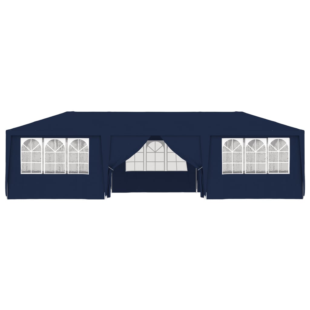 Tenda da festa Vidaxl con pareti laterali professionali 90 g m² 4x9 m blu