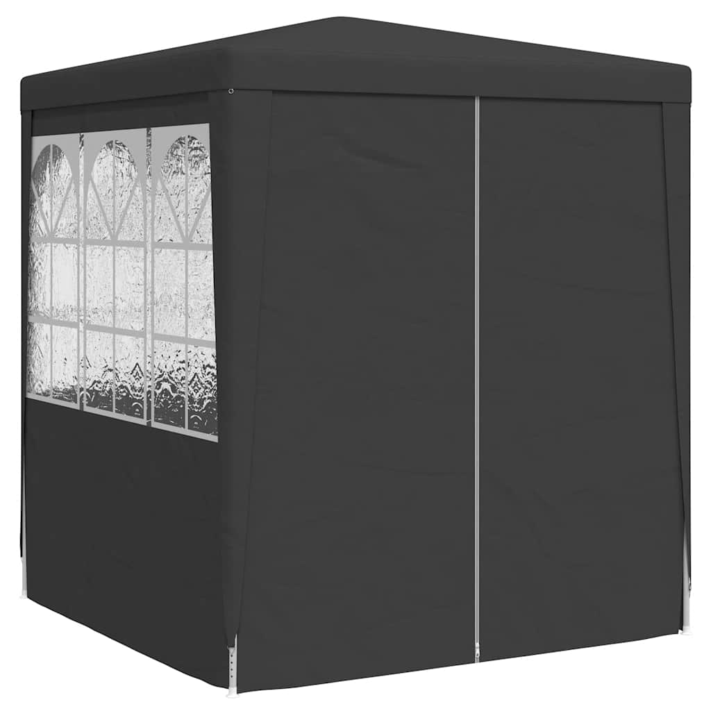 Vidaxl partytent met zijwanden professioneel 90 g m² 2x2 m antraciet