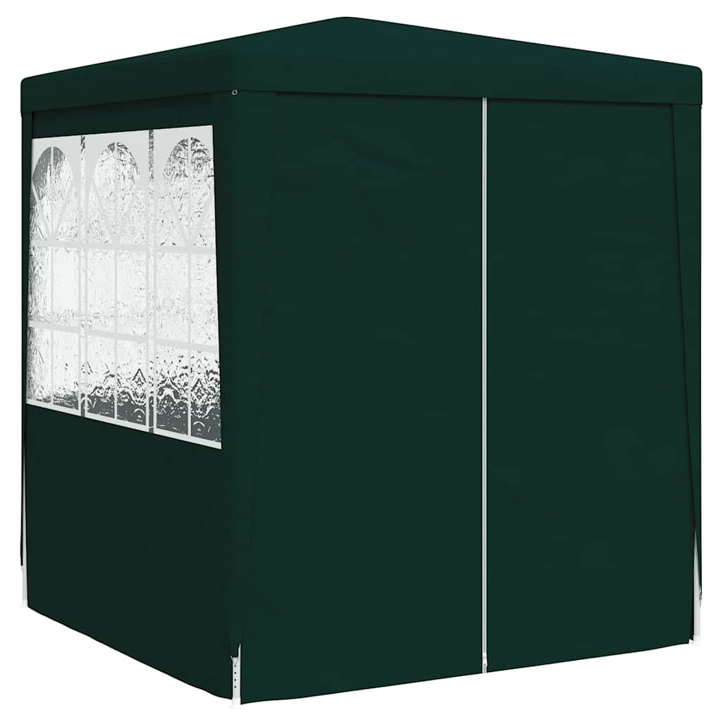 Vidaxl partytent met zijwanden professioneel 90 g m² 2x2 m groen