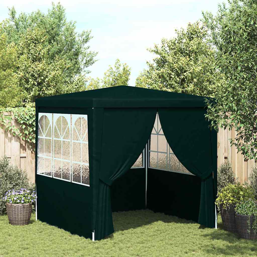 Vidaxl partytent met zijwanden professioneel 90 g m² 2,5x2,5 m groen