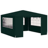 Vidaxl partytent met zijwanden professioneel 90 g m² 4x4 m groen
