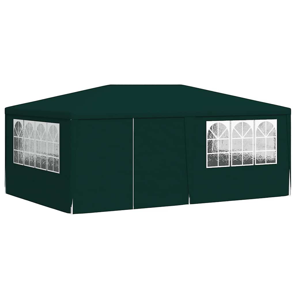 Vidaxl partytent met zijwanden professioneel 90 g m² 4x6 m groen