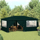 Vidaxl partytent met zijwanden professioneel 90 g m² 4x6 m groen