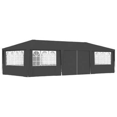 Tenda da festa Vidaxl con pareti laterali professionali 90 g m² 4x9 m antracite