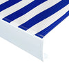 Vidaxl Laifeldoek 400x300 cm lona azul y blanco