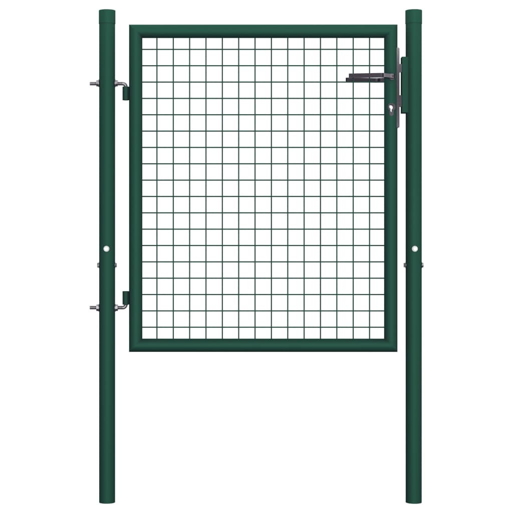 Porta Vidaxl 100x75 cm in acciaio verde