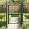 Vidaxl hekpoort staal 100x125 cm groen