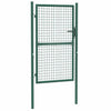 Vidaxl hekpoort staal 100x150 cm groen