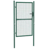 Vidaxl hekpoort staal 100x150 cm groen