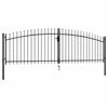Vidaxl Hek Port Double Douch con Spears Top 400x175 cm