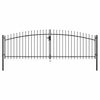 Vidaxl Hek Port Double Douch con Spears Top 400x175 cm