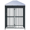 Perrera de perros de Vidaxl para el exterior con techo de 120x120x150 cm