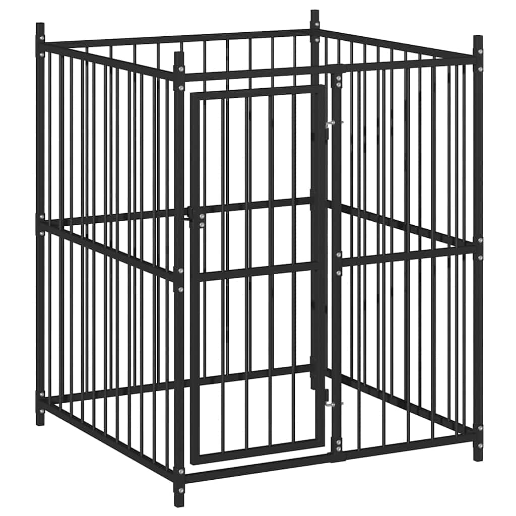 Perrera de perros Vidaxl para afuera de 120x120x150 cm
