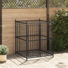 Perrera de perros Vidaxl para afuera de 120x120x150 cm