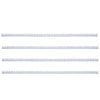 Vidaxl Spikes de pared 4 PCS 1 M de acero galvanizado