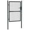 Vidaxl Gaapoort 100x175 cm de acero galvanizado gris
