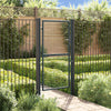 Vidaxl Gaapoort 100x255 cm de acero galvanizado gris