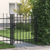 Porta Vidaxl con top appuntito solo 1x1 m in acciaio nero