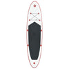Vidaxl Stand Up PaddleBoard, cola de color rojo y blanco inflable