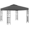 Vidaxl prieel 3x3 m antraciet