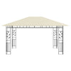 VidaXL Prieel met klamboe 180 g m² 4x3x2,73 m crème