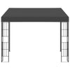 Vidaxl wandprieel 3x3 m stof antracietkleurig