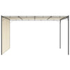 Vidaxl Garden Pracor con tende laterali 4x3x2.25 m crema