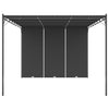 Vidaxl Garden Pracor con tende laterali 4x3x2.25 M Antracite