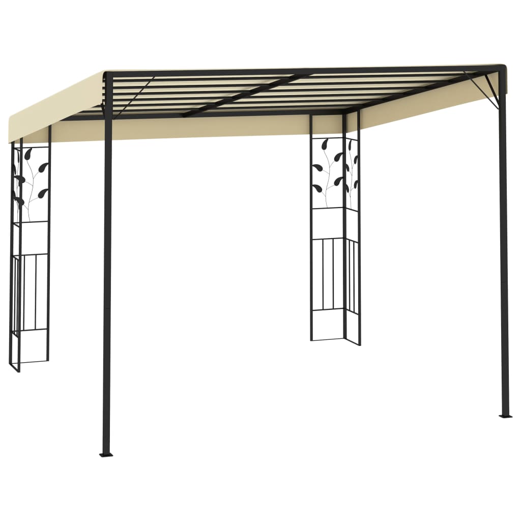Vidaxl wandprieel 3x3x2,5 m crème