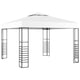 Vidaxl tuinpaviljoen 3x3 m wit
