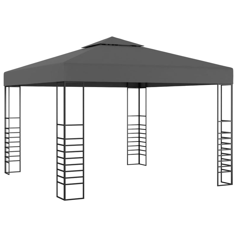 Vidaxl Garden Pavilion 3x3 m antracita