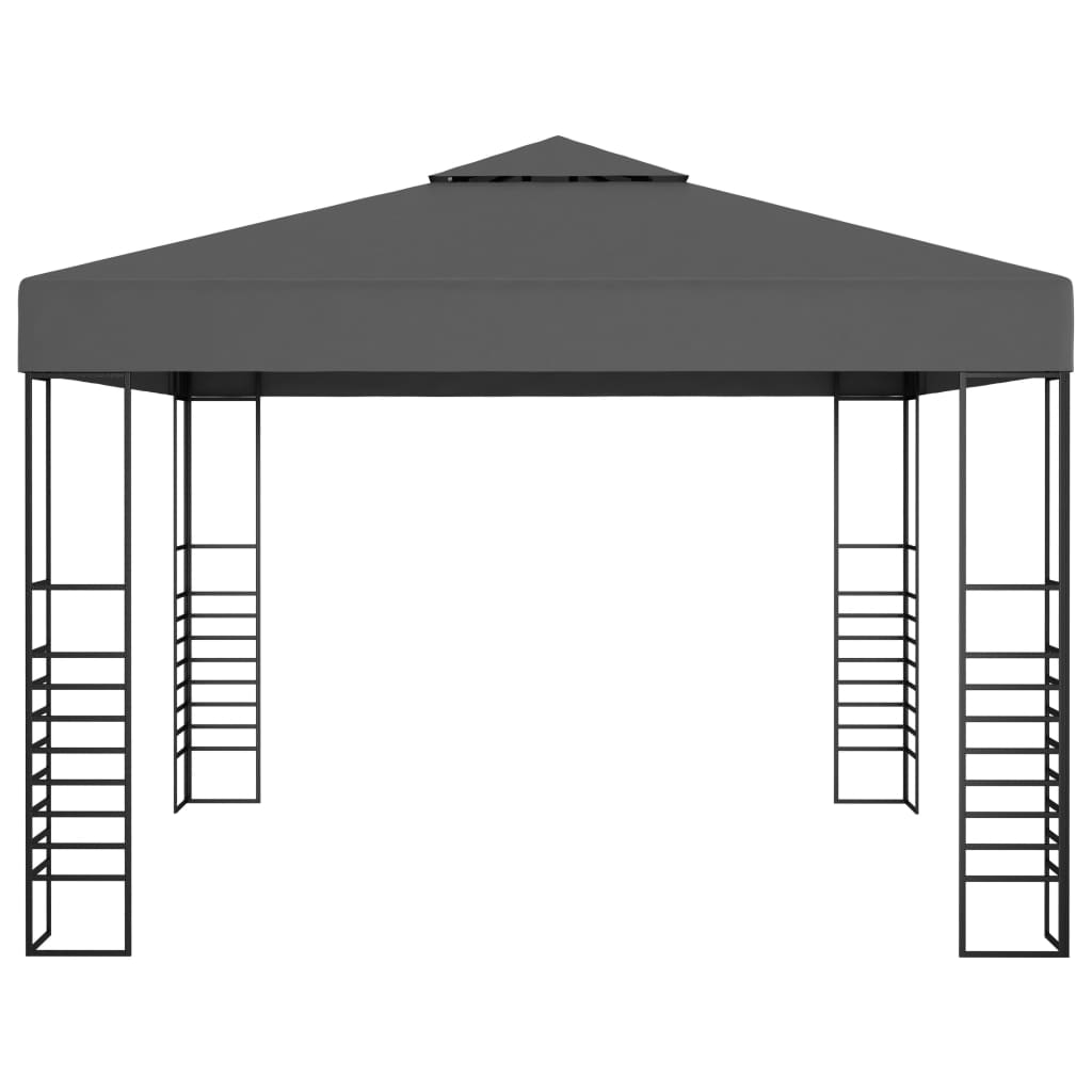 Vidaxl Garden Pavilion 3x3 m antracita