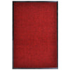 Vidaxl deurmat 117x220 cm pvc rood