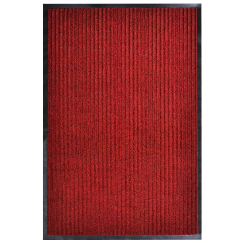Vidaxl deurmat 117x220 cm pvc rood