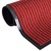 Vidaxl deurmat 117x220 cm pvc rood