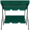 Vidaxl Swing Bench 170x110x153 CM Fabric Green