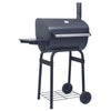 Vidaxl Charcoal Barbecue Smoker con Black Black