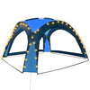 Tenda da festa Vidaxl con LED e 4 pareti laterali 3.6x3.6x2,3 m blu