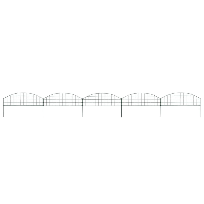 Vidaxl Fencing conjunto doblado 77.3x26 cm verde
