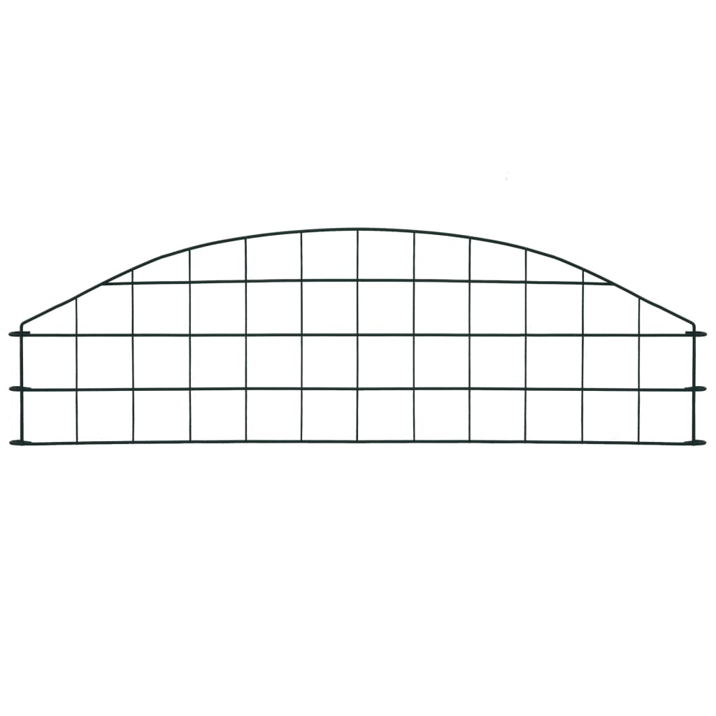 Vidaxl Fencing conjunto doblado 77.3x26 cm verde