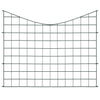 Vidaxl schuttingset hol gebogen 77,5x64 cm groen
